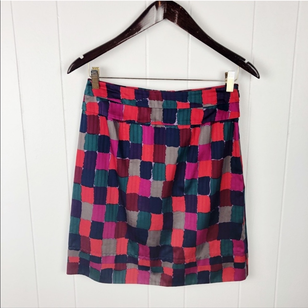 Marc by Marc Jacobs Square Print Bow Back Skirt 4